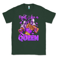 Sports Green fight like a queen lupus awareness afro girl sneak Classic Tee - RanaPortraitStore