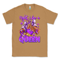 Toasted Coconut fight like a queen lupus awareness afro girl sneak Classic Tee - RanaPortraitStore