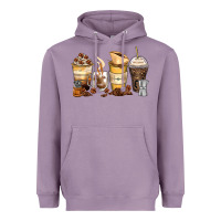 Lavender coffee cups Heavyweight Hoodie - Zillion Design Studio