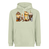 Matcha coffee cups Heavyweight Hoodie - Zillion Design Studio