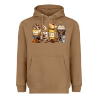 Toasted Coconut coffee cups Heavyweight Hoodie - Zillion Design Studio