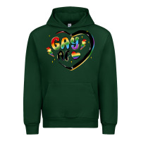 Forest Green gay af Urban Hoodie - MaliasSmallBusiness