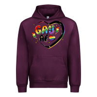 Mauve Wine gay af Urban Hoodie - MaliasSmallBusiness