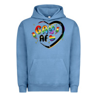 Pigment Pebble Blue gay af Urban Hoodie - MaliasSmallBusiness