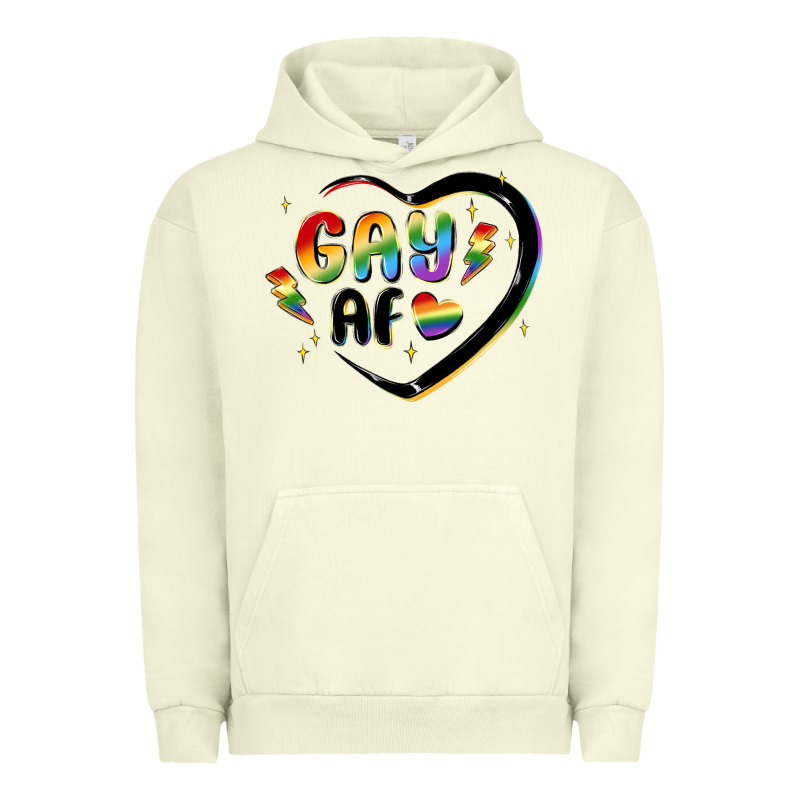 Gay Af Urban Hoodie by MaliasSmallBusiness | Teevron