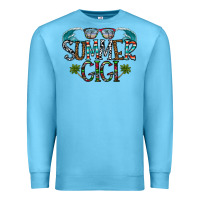Ocean Blue summer gigi Premium Sweatshirt - CowhideDigitalArt