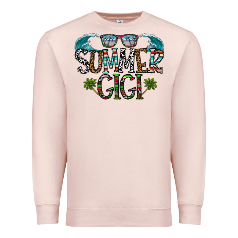 Summer Gigi Premium Sweatshirt by CowhideDigitalArt | Teevron