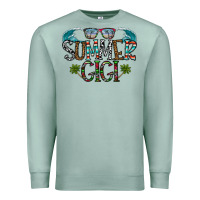 Seafoam summer gigi Premium Sweatshirt - CowhideDigitalArt