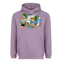 Lavender cruise life coffee cups Heavyweight Hoodie - Zillion Design Studio
