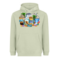 Matcha cruise life coffee cups Heavyweight Hoodie - Zillion Design Studio