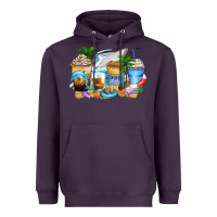 Plum cruise life coffee cups Heavyweight Hoodie - Zillion Design Studio