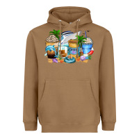 Toasted Coconut cruise life coffee cups Heavyweight Hoodie - Zillion Design Studio