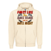 Sandshell fancy like the race track on a date night Zipper Hoodie - texasbilliewilder