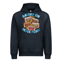 Navy raised on jesus music Urban Hoodie - MaliasSmallBusiness
