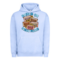 Pigment Grape Ice raised on jesus music Urban Hoodie - MaliasSmallBusiness