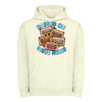 Pigment Pistachio raised on jesus music Urban Hoodie - MaliasSmallBusiness