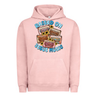 Pigment Salmon raised on jesus music Urban Hoodie - MaliasSmallBusiness