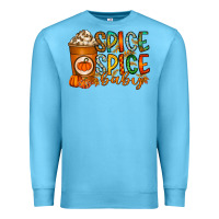 Ocean Blue spice spice baby Premium Sweatshirt - RacoonDesign
