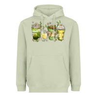 Matcha daisy coffee cups Heavyweight Hoodie - Zillion Design Studio