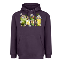 Plum daisy coffee cups Heavyweight Hoodie - Zillion Design Studio