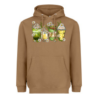 Toasted Coconut daisy coffee cups Heavyweight Hoodie - Zillion Design Studio