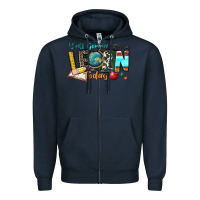 Navy y'all gonna learn today Zipper Hoodie - Zillion Design Studio