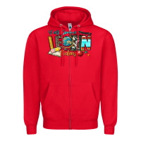 Red y'all gonna learn today Zipper Hoodie - Zillion Design Studio