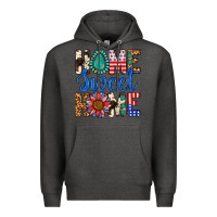 Charcoal Heather Home Sweet Home Premium Hoodie - LillyAllenDesigns