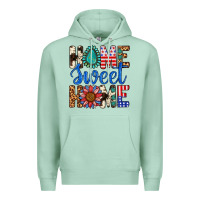Seafoam Home Sweet Home Premium Hoodie - LillyAllenDesigns