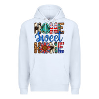 White Home Sweet Home Premium Hoodie - LillyAllenDesigns