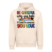 Sandshell be careful who you hate Urban Hoodie - MaliasSmallBusiness