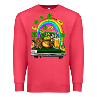 Cardinal st patricks shamrock gold beer truck Premium Sweatshirt - FaDigitalArtStudio