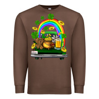 Chestnut st patricks shamrock gold beer truck Premium Sweatshirt - FaDigitalArtStudio