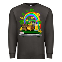 St Patricks Shamrock Gold Beer Truck Premium Sweatshirt | Teevron