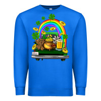 True Royal st patricks shamrock gold beer truck Premium Sweatshirt - FaDigitalArtStudio