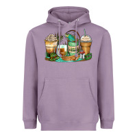 Lavender fishing coffee cups Heavyweight Hoodie - Zillion Design Studio