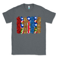 Charcoal Heather puerto rico republic brushstrokes Classic Tee - RanaPortraitStore