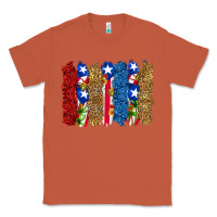 Copper puerto rico republic brushstrokes Classic Tee - RanaPortraitStore