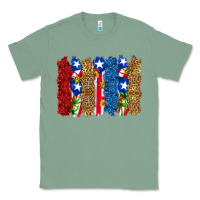 Sage puerto rico republic brushstrokes Classic Tee - RanaPortraitStore