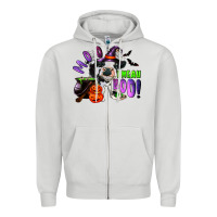 Moo I Mean Boo Baby Cow Zipper Hoodie | Teevron