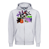 Heather Grey Moo I Mean Boo Baby Cow Zipper Hoodie - RanaPortraitStore