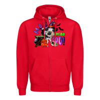 Red Moo I Mean Boo Baby Cow Zipper Hoodie - RanaPortraitStore