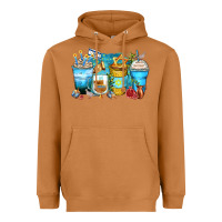 Hanukkah Coffee Cups Heavyweight Hoodie | Teevron