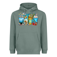 Sage hanukkah coffee cups Heavyweight Hoodie - Zillion Design Studio