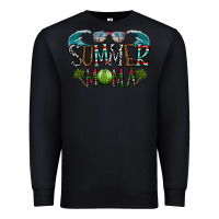 Black summer mama Premium Sweatshirt - CowhideDigitalArt