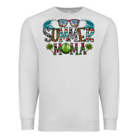 Dove Grey summer mama Premium Sweatshirt - CowhideDigitalArt