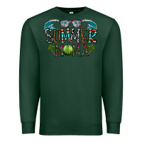 Sports Green summer mama Premium Sweatshirt - CowhideDigitalArt