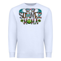 White summer mama Premium Sweatshirt - CowhideDigitalArt