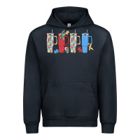 Navy autism Urban Hoodie - MaliasSmallBusiness