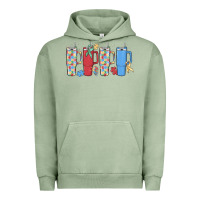 Pigment Oil Green autism Urban Hoodie - MaliasSmallBusiness